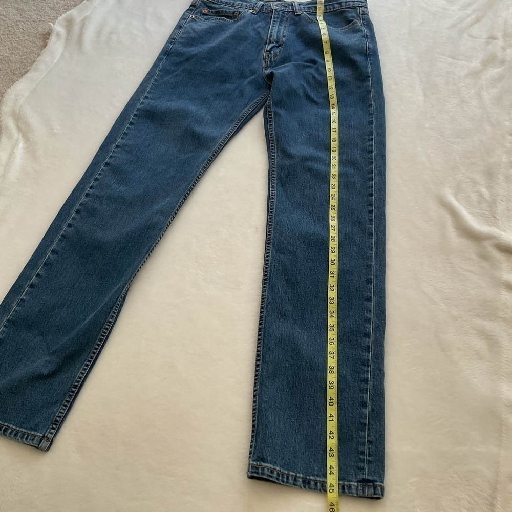 Levi's 505 Denim Jeans W34 X L36 - Picture 9 of 12